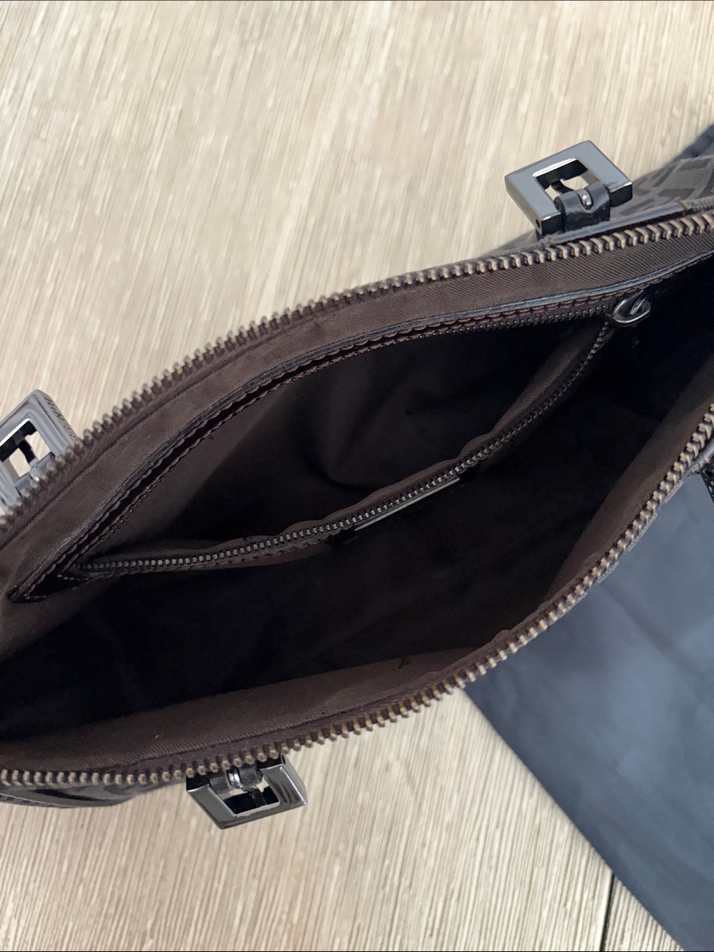 Fendi Vintage Zucca FF Baguette Pouch – Authentic w/ Dust Bag & Card (AS-IS) - Picture 8 of 16